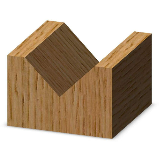 MÈCHE À RAINURE EN V 1/4" 90°