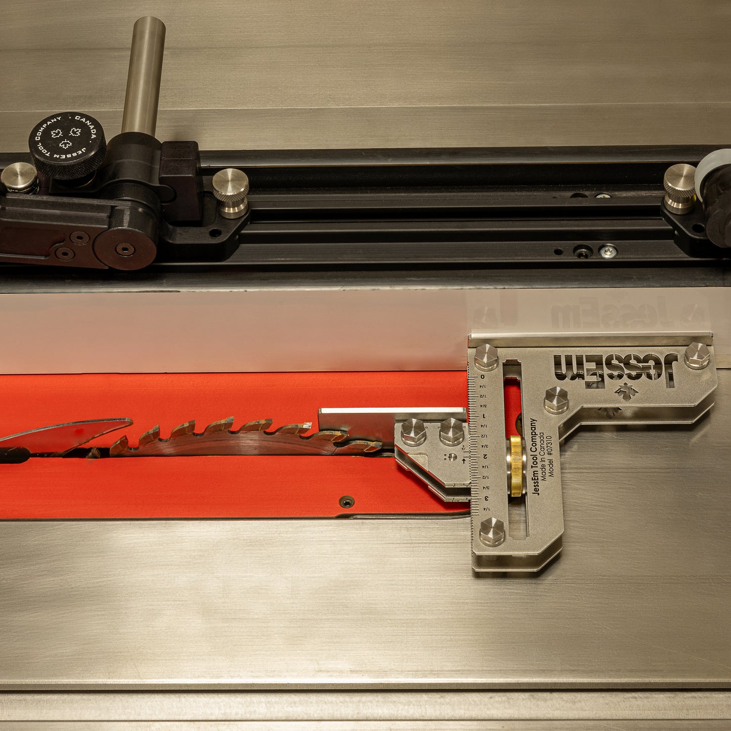 Jauge de réglage d'outils en acier inoxydable - Impérial et métrique