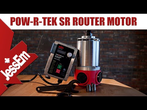 Pow-R-Tek SR™ Router with Variable Speed Control Box - ESTIMATED TO SHIP IN 3-4 WEEKS