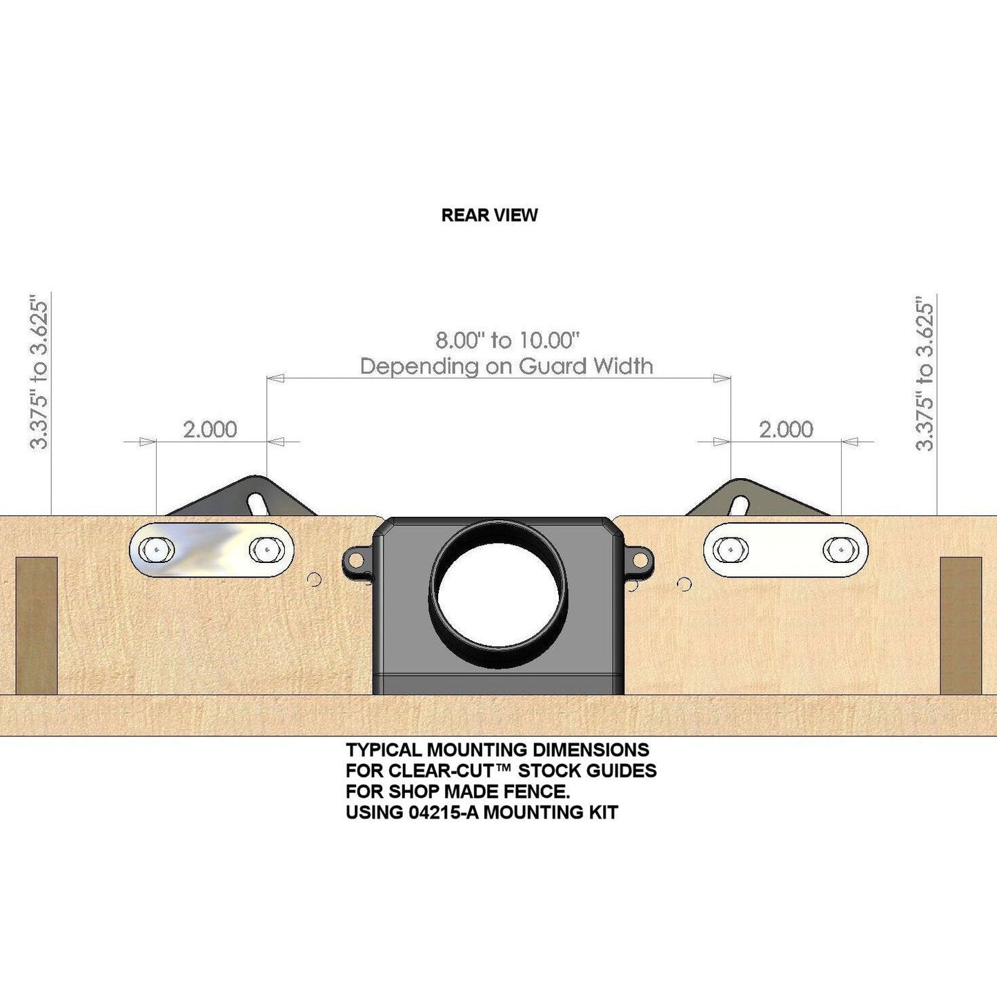 Guides de stock Clear-Cut™ Factory Second 